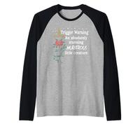 You're an Absolutely Stunning Murderous Little Creature Smut Camiseta Manga Raglan