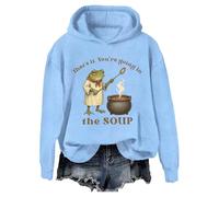 You're Going in the Soup Sudadera That's it You're Going In The Soup Camisa Mujer Hombre, Azul (carolina blue), XXL