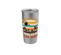 You're Never Too Old to Play in the Dirt Gardening Funny Vaso térmico de acero inoxidable de doble pared