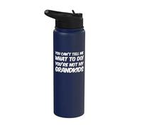 You're Not My Grandkids Funny Grandparents Stainless Steel Insulated Water Bottle