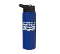 You're Not My Grandkids Funny Grandparents Stainless Steel Insulated Water Bottle