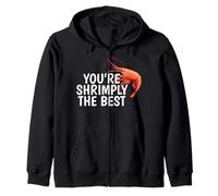 You'Re Shrimply The Best Funny Camarones Gambas Foodie Love Sudadera con Capucha
