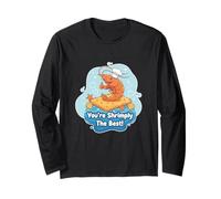 You'Re Shrimply The Best Pun Funny Shrimp Chef Chiste Humor Manga Larga