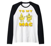 You'Re The Mac To My Cheese - Cheesy Food Lover Apparel Camiseta Manga Raglan