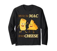 You'Re The Mac To My Cheese - Cheesy Food Lover Apparel Manga Larga
