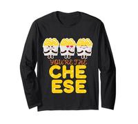 You'Re The Mac To My Cheese - Cheesy Food Lover Apparel Manga Larga