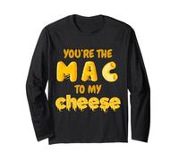 You'Re The Mac To My Cheese - Cheesy Food Lover Apparel Manga Larga