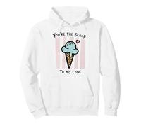 You'Re The Scoop To My Cone Ice Cream Love Design Sudadera con Capucha