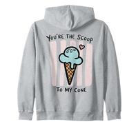 You'Re The Scoop To My Cone Ice Cream Love Design Sudadera con Capucha