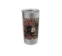 You're Weird I 'll keep you Black Cat Opossum Celestial Vaso térmico de acero inoxidable de doble pared