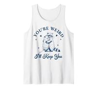 You'Re Weird I 'll Keep You Team Trash Raccoon Opossum Meme Camiseta sin Mangas