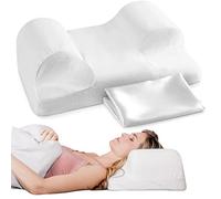 YourFacePillow Almohada Viscoelástica con Funda Almohada Satén Antiarrugas, Antiedad, Antiacné, Prevención de Arrugas - Almohada para Dormir de Lado y Bocarriba (Almohada Estándar con Funda a Medida)