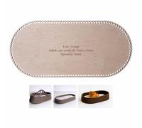 YourHobbyTools - Fondo ovalado de madera con agujeros de 11 mm para ganchillo, base para cesta de mosés, fondo de madera para cuna, fondo para cestas DIY, varios tamaños (70 x 35 cm)