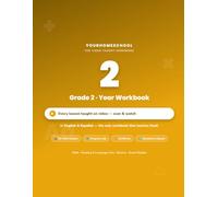 YourHomeschool Grade 2 Year Workbook: All Four Subjects - Math, Reading & Language Arts, Science, and Social Studies - with QR-Linked Video Lessons in ... and Spanish (YourHomeschool Year Workbooks)