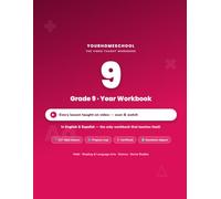 YourHomeschool Grade 9 Year Workbook: All Four Subjects - Math, Reading & Language Arts, Science, and Social Studies - with QR-Linked Video Lessons in ... and Spanish (YourHomeschool Year Workbooks)