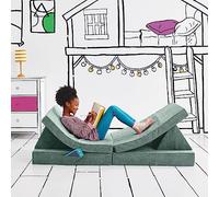 YOURIGAMI - Sofá de Juego para niños y niños pequeños, sofá Plegable Convertible, diseño Modular de Espuma Duradera, prados Verdes