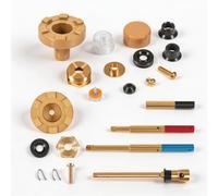 yourour RK-17MH & RK-ADJ-PRV - Kit de reparación para grifo de exterior Woodford modelo 17, incluye barra de operación ajustable de 4 a 14 pulgadas, mango de metal y kit de reconstrucción de sello