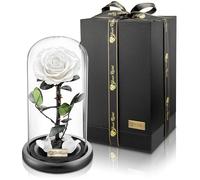 YourRoses® - Rosa de cristal con una bonita caja de regalo, larga duración y regalo elegante como prueba de amor, un regalo del corazón