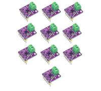 YOURRYONG 10 unidades MAX98357A MAX98357 módulos amplificadores de audio 3006 I2S 3 W Clase D sin filtrar DIY Power Amplifier Board (Soldered)
