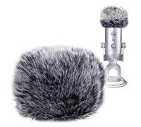 YOUSHARES Blue Yeti - Gorro antiviento de Piel con micrófono antipop Profesional para Reducir el Ruido para micrófono Blue Yeti/Yeti Pro