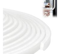 YOUSHARES Burlete Puerta Entrada - Burletes Autoadhesivos para Ventanas, Sellador de Cepillo para Puertas para Burlete Ventana Corredera, Puertas Exteriores, Ventanas (Blanco)