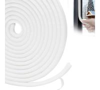 YOUSHARES Burlete Puerta Entrada - Burletes Autoadhesivos para Ventanas, Sellador de Cepillo para Puertas para Burlete Ventana Corredera, Puertas Exteriores, Ventanas (Blanco)