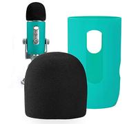 YOUSHARES - Carcasa de espuma para micrófono de tamaño grande para Blue Yeti, YetiPro, MXL, Audio Technica y otros micrófonos grandes (negro)