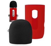 YOUSHARES - Carcasa de espuma para micrófono de tamaño grande para Blue Yeti, YetiPro, MXL, Audio Technica y otros micrófonos grandes (negro)