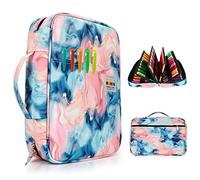 YOUSHARES Estuche para Lápices Grande - Organizador de Estuche para Lápices de 300 Ranuras, Soporte Multicapa para Crayones Prismacolor y Bolígrafo de Gel (Arenas Movedizas, Rosa)