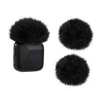 YOUSHARES Filtro de micrófono para DJI Mic Mini, 2 piezas de funda de viento de peluche, filtro de pop compatible con DJI Mic Mini(2 piezas, Negro)