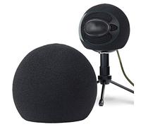YOUSHARES - Filtro pop de bola de nieve azul - Personalizar micrófono cubierta de espuma para mejorar la calidad de audio del micrófono iCE Blue Snowball