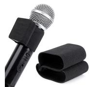 YOUSHARES Funda elástica para micrófono de mano, Attach Rode Wireless GO 2 en micrófono de mano (Shure SM58, Behringer XM8500) para un audio más claro para bodas, tostadas, entrevistas y alojamiento