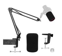 YOUSHARES HyperX QuadCast 2 S Soporte Micrófono con Filtro Antipop - Soporte Profesional Brazo Articulado con Filtro Antipop de Espuma, Adaptador 3/8 de Pulgada a 5/8 de Pulgada