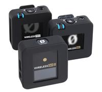 YOUSHARES Interview GO Adaptador de Mano - Mango de Micrófono para Rode Wireless GO II Mic, Wireless Me/Pro, dji Mic 2, con Espuma de Cubierta de Micrófono (Negro-3PS)