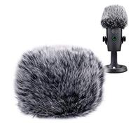 YOUSHARES Micrófono Furry Parabrisas Muff - Mic Wind Cover Fur Pop Filtro como cubierta de espuma compatible con Blue Yetino