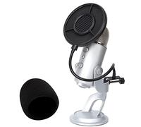 YOUSHARES Pantalla de Espuma con 6 Capas de Filtro Antipop para el Micrófono HyperX QuadCast, HyperX QuadCast Micro Windscreen (2 Packs)