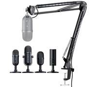YOUSHARES Razer Seiren Soporte de Micrófono: Brazo de Micrófono Voladizo con Seiren Mini, Seiren V3 Mini, Razer Seiren V2 X/Pro, Seiren X, con Protección de Cable para Transmisión, Juegos