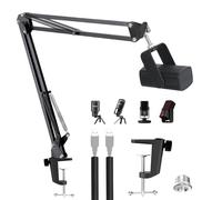 YOUSHARES Rode NT USB+ Soporte de Micrófono: Brazo de Micrófono Profesional con Rode NT-USB/MINI/PodMic, NT1 y XCM-50, Adecuado para Podcasting, Juegos