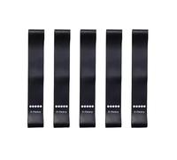 Yousheng 5-Piece Fitness Elastic Resistance Bands Set for Home Workout, Yoga, Pilates, Stretching, Full Body Workout & Gym Training - Portable Exercise Equipment with Carry Bag(5 Black)