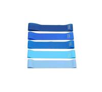 Yousheng 5-Piece Fitness Elastic Resistance Bands Set for Home Workout, Yoga, Pilates, Stretching, Full Body Workout & Gym Training - Portable Exercise Equipment with Carry Bag(5blue)