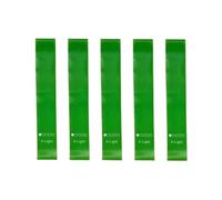 Yousheng 5-Piece Fitness Elastic Resistance Bands Set for Home Workout, Yoga, Pilates, Stretching, Full Body Workout & Gym Training - Portable Exercise Equipment with Carry Bag(5 Green)