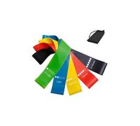 Yousheng 5-Piece Fitness Elastic Resistance Bands Set for Home Workout, Yoga, Pilates, Stretching, Full Body Workout & Gym Training - Portable Exercise Equipment with Carry Bag(5PCS with bag)