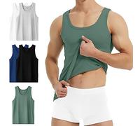 YouShow Pack de 5 Multicolor Camiseta Tirantes Hombre Algodón 100% Camiseta Basica Hombre Camisetas sin Mangas Gym 3XL