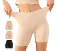 YouShow Pantalon Antirozaduras Mujer Debajo la Falda Pantalones Cortos Vestir Braga Anti Roce 3 Pack Negro Beiges XL