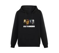 YOUSICHUANG A Day To Remember For Those Who Have Heart Hoody Unisex Long Sleeve Hooded with Pocket Black XL