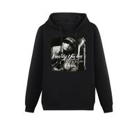 YOUSICHUANG Barrio Fino Daddy Yankee Hoody Unisex Ptinted Hoodies Long Sleeve Men's Hooded with Pocket Black M