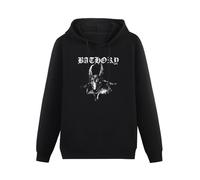 YOUSICHUANG Bathory Goat Hoody Unisex Ptinted Hoodies Long Sleeve Men's Hooded with Pocket Black XXXL