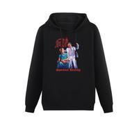 YOUSICHUANG Death Spiritual Healing Hoody Unisex Ptinted Hoodies Long Sleeve Men's Hooded with Pocket Black XXL