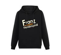 YOUSICHUANG Franz Ferdinand Hoody Unisex Ptinted Hoodies Long Sleeve Men's Hooded with Pocket Black M