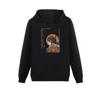 YOUSICHUANG Kardashev The Baring of The Shadows Hoody Unisex Ptinted Hoodies Long Sleeve Men's Hooded with Pocket Black M